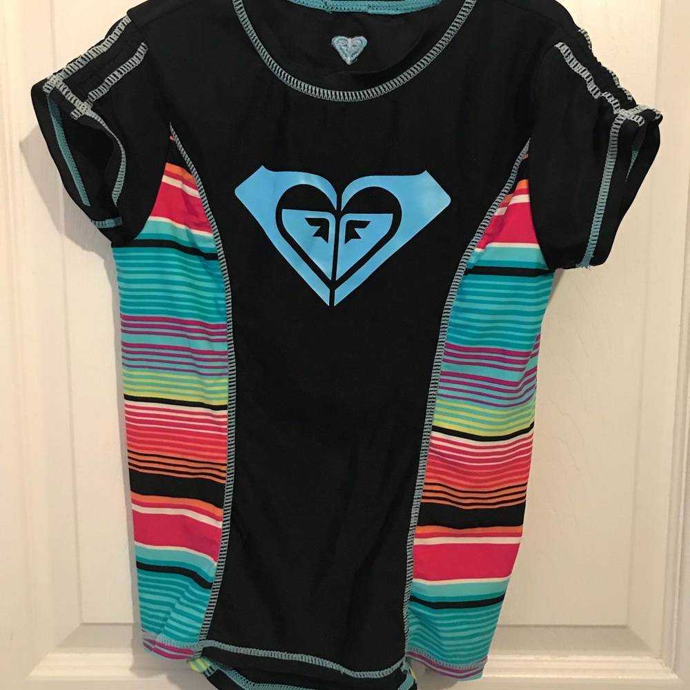 Roxy rash guard swim top